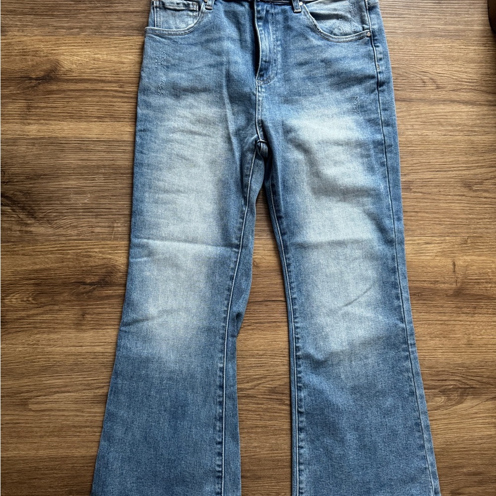 Risen Light Blue Women's Jeans - Picture 3 of 4